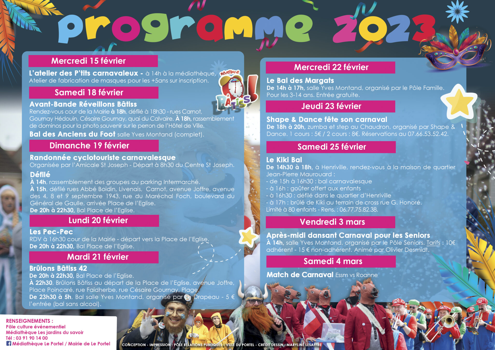 Le Portel » Programme de Carnaval